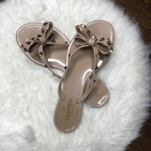 Valentino Garavani Studded Flip Flops